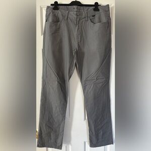 Travis Mathew Gray 5pckt style khakis - 36x32